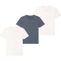 Greenspired Triplepack Unisex T-Shirt aus recycelter und Bio-Baumwolle 180g/m² XXS - 3XL