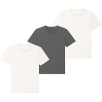 Greenspired Triplepack Unisex T-Shirt aus recycelter und Bio-Baumwolle 180g/m² XXS - 3XL