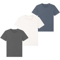 Greenspired Triplepack Unisex T-Shirt aus recycelter und Bio-Baumwolle 180g/m² XXS - 3XL