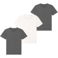 Greenspired Triplepack Unisex T-Shirt aus recycelter und Bio-Baumwolle 180g/m² XXS - 3XL