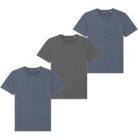 Greenspired Triplepack Unisex T-Shirt aus recycelter und Bio-Baumwolle 180g/m² XXS - 3XL