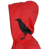 HANDGEDRUCKT "der Rabenflüsterer" Frauen Zip Hoody Neutral