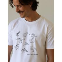 Kultgut Artdesign - Biobaumwollshirt/ Too Hungry To Think