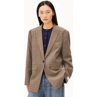 ARMEDANGELS CHECK OVERSIZED Damen Blazer aus Bio-Baumwoll Mix