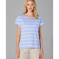 HempAge Damen Streifen T-Shirt Hanf/Biobaumwolle