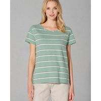 HempAge Damen Streifen T-Shirt Hanf/Biobaumwolle