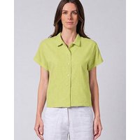 HempAge Kurzarm-Bluse Hanf/Biobaumwolle