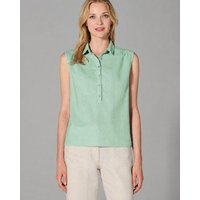 HempAge Ärmellose Bluse Hanf/Biobaumwolle