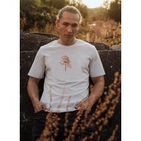 Kultgut Echte Holzoptik- Weiches Shirt aus Biobaumwolle / Wertschätzung Tree