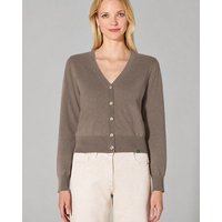 Hempage Damen Strickjacke kurz Hanf/Bio-Baumwolle