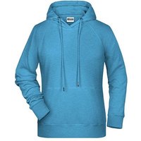 James & Nicholson Damen College Hoodie Hoody Kapuzenpullover Kapuzenpulli Meliert Melang
