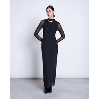 JAN 'N JUNE Mesh-Maxikleid ZALDI