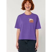 Kultgut Artdesign Boxy-Style Shirt aus Bio-Baumwolle / peut-être