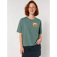 Kultgut Artdesign Boxy-Style Shirt aus Bio-Baumwolle / peut-être