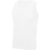Just Cool Muskelshirt Unterhemd Sportshirt Ärmellos Shirt Recyceltes Polyester Atmungsaktiv Vegan Stretch Neonfarben