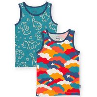 Kite Clothing Jungen Unterhemden 2er-Pack aus Bio-Baumwolle
