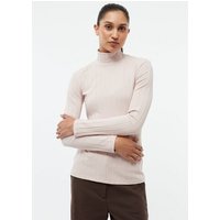 Givn Berlin Geripptes Longsleeve GBVIDA aus Bio-Baumwolle mit Rollkragen