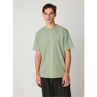 KnowledgeCotton Apparel T-Shirt LOKE Badge aus Bio-Baumwolle - ROC/GOTS/Vegan