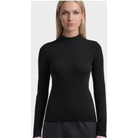 KnowledgeCotton Apparel Langarmshirt - Rib high neck long sleeved - aus Bio-Baumwolle
