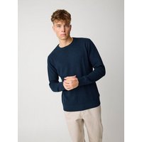 KnowledgeCotton Apparel Crewneck Strickpullover VAGN aus Bio-Baumwolle - ROC/GOTS/Vegan