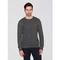 KnowledgeCotton Apparel Crewneck Strickpullover VAGN aus Bio-Baumwolle - ROC/GOTS/Vegan