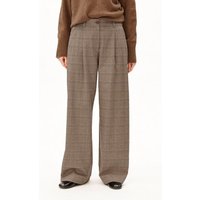 ARMEDANGELS CHECK WIDE PLEATED Damen Bio-Baumwoll Mix