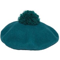 Silkroad - Diggers Garden SILKROAD Baskenmütze ERICA Franzosenmütze mit Bommel aus 100% Wolle