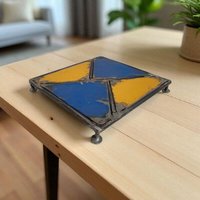 Moogoo Creative Africa Untersetzer "Mosaique" | Upcycling von Altmetall by Petit Pascal