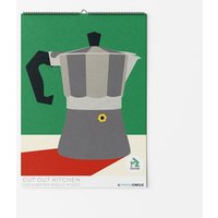 Photocircle Cut Out Kitchen Kalender 2027 – Wandkalender für die Küche mit Pop Art Scherenschnitten