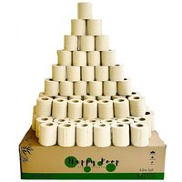 BPlanet Bambus-Toilettenpapier "Happy Poop" (64 Rollen, unverpackt)