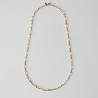 BELLYBIRD Jewellery Halskette - Kabelkette, ovale Kettenglieder, 925 Sterlingsilber, vergoldet