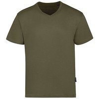 HRM Herren T-Shirt V-Ausschnitt 13 Farben bis Größe 6XL aus zert. Bio - Baumwolle Unisex