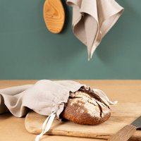 nahtur-design Brotbeutel aus Bioleinen – 2 Formen, einzeln oder im 2er-Set