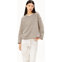 ARMEDANGELS FRANKAA MAARLEN STRIPE Damen Sweatshirt aus Bio-Baumwolle