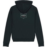 Human Family Bio Damen-Hoodie "Trekker - Climate Change is Real" aus Bio-Baumwolle