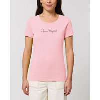 Human Family Bio Damen Rundhals T-Shirt "Amare - Free Spirit" aus Bio-Baumwolle