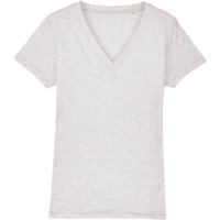 Human Family Bio Damen T-Shirt mit V-Ausschnitt "Evolution - Geo Questionmark" aus Bio-Baumwolle