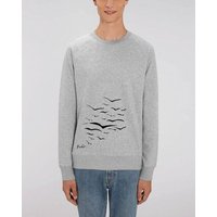 Human Family Bio Herren Sweatshirt "Practice - Free Birds" in 5 Farben aus Bio-Baumwolle