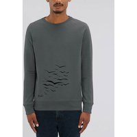 Human Family Bio Herren Sweatshirt "Practice - Free Birds" in 5 Farben aus Bio-Baumwolle