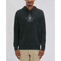 Human Family Bio Herren-Hoodie "Reaper - Geometric Questionmark" in 5 Farben aus Bio-Baumwolle