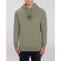 Human Family Bio Herren-Hoodie "Reaper - Geometric Questionmark" in 5 Farben aus Bio-Baumwolle