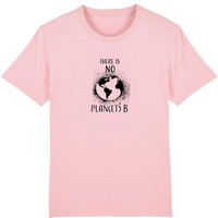 Human Family Bio Unisex T-Shirt "There is NO Plan(et) B" aus Bio-Baumwolle