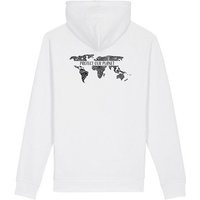Human Family Bio Unisex-Hoodie - "Shelter - Protect our Planet" aus Bio-Baumwolle