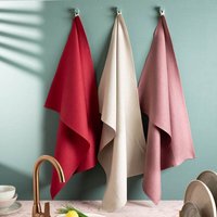nahtur-design Leinen-Geschirrtücher im 3er-Set | 100 % Leinen | 50 × 70 cm
