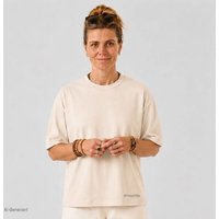 Ethnotek T-Shirt mit Stickerei Heavyweight Organic Cotton Oversized