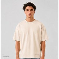 Ethnotek T-Shirt mit Stickerei Heavyweight Organic Cotton Oversized