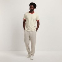 YTWOO Vintage Ringer-T-Shirt Herren