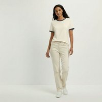 YTWOO Vintage Ringer-T-Shirt Damen