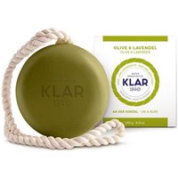 Klar Seifen – Haar- und Körperseife Olive & Lavendel (250 g, Milde 2-in-1 Stückseife)