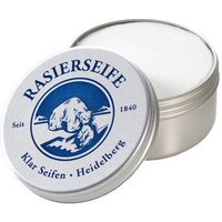 Klar Seifen – Rasierseife Klassik (110 g, Milde Rasierseife mit würzig-citrischer Ledernote)
